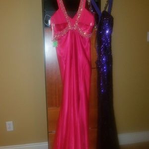 Pink formal dress